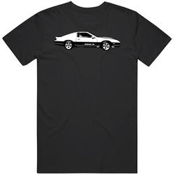 1987 Chevrolet Camaro Iroc Z 5 7 V8 B And W Vintage Car Lover Driver Gift Classic Cotton Unisex T Shirt