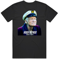 Hugh Hefner Playboy Founder Rip Tribute Legend Classic Cotton Unisex T Shirt Hugh Hefner Playboy Founder Rip Tribute Legend Classic Cotton Unisex T Shirt