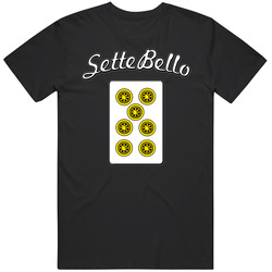 Sette Belle Seven Of Suns Italian Card Funny Joke Classic Cotton Unisex T Shirt