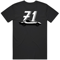 Chevrolet Corvette C3 Zr2 Stingray 7 Vintage Car Year Fan Classic Cotton Unisex T Shirt