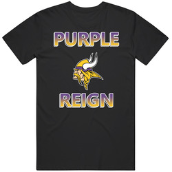 Minnesota Football Fan Purple Reign Viking Skol Cool Classic Cotton Unisex T Shirt
