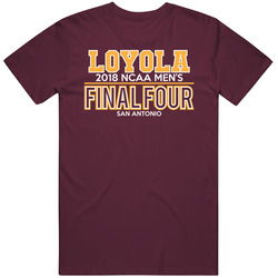 Loyola 2018 Ncaa Men's Final Four Basketball Gift Classic Cotton Unisex T Shirt
