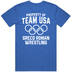Property Of Team Usa Greco Roman Wrestling Olympics Event Sport Fan Classic Cotton Unisex T Shirt