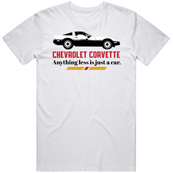 1984 Chevrolet Corvette C4 350 Anything Less Is Just A Car Classic Cotton Unisex T Shirt