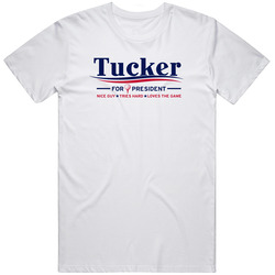 Tucker For President Funny Mock Sports Golf Classic Cotton Unisex T Shirt