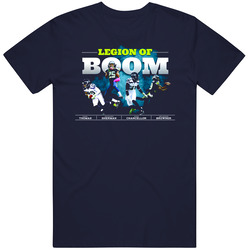 Seattle Seahawks Defense Legion Of Boom Nfl Football Classic Cotton Unisex T Shirt