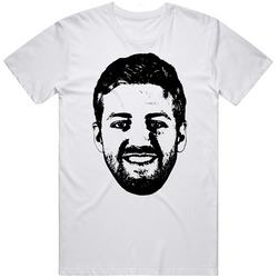 Dougie Hamilton Big Face Silhouette Carolina Hockey Fan Classic Cotton Unisex T Shirt