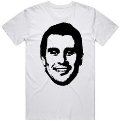Brendan Smith Big Face Silhouette New York Hockey Fan T Classic Cotton Unisex T Shirt