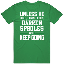 Darren Sproles Keeps On Going Unless Philadelphia Football Classic Cotton Unisex T Shirt