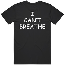 I Can't Breathe - Derrick Rose Chicago Bulls Inspired (white Font) Classic Cotton Unisex T Shirt