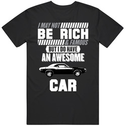 1970 Dodge Challenger Rt 440 7 2 V8 But I Do Have An Awesome Car Funny Fan Classic Cotton Unisex T Shirt