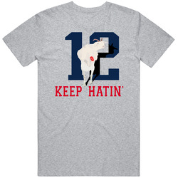 Tom Brady Patriots The Goat Keep Hatin Super Bowl Champions Classic Cotton Unisex T Shirt
