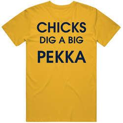 Chicks Dig A Big Pekka Nashville  Fan Hockey Cool Classic Cotton Unisex T Shirt