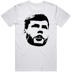 Davis Bertans Big Face Silhouette San Antonio Basketball Fan Classic Cotton Unisex T Shirt