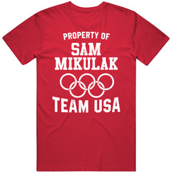 Property Of Sam Mikulak Usa Gymnastics Olympics Classic Cotton Unisex T Shirt