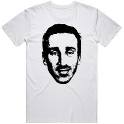 Brad Marchand Big Face Silhouette Boston Hockey Fan Classic Cotton Unisex T Shirt