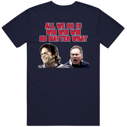 Tom Brady And Bill Belicheck New England Football Classic Cotton Unisex T Shirt