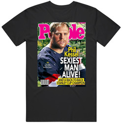 Phil Kessel Pittsburgh Hockey Player People's Magazine Sexiest Man Alive Funny Classic Cotton Unisex T Shirt