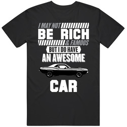 1970 Plymouth Aar Cuda 340 V8 But I Do Have An Awesome Car Funny Fan Classic Cotton Unisex T Shirt