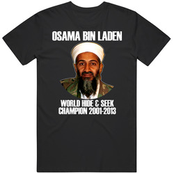 Bin Laden Hide And Seek Champion Funny Classic Cotton Unisex T Shirt
