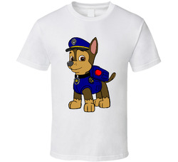 Chase Paw Patrol Tv Cartoon Classic Cotton Unisex T Shirt
