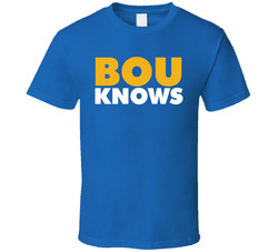 Jay Bouwmeester Bou Knows St Louis Hockey Classic Cotton Unisex T Shirt