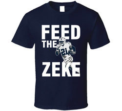 Ezekiel Elliot Dallas Football Runningback Feed The Zeke Classic Cotton Unisex T Shirt
