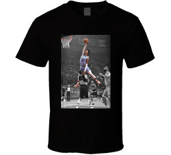 Ja Morant Poster Over Kevin Love Memphis Basketball Fan V2 Classic Cotton Unisex T Shirt