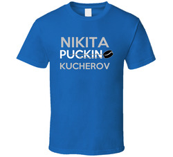 Nikita Kucherov Tampa Bay Puckin Hockey Classic Cotton Unisex T Shirt
