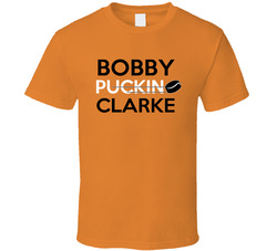 Bobby Clarke Philadelphia Puckin Hockey Classic Cotton Unisex T Shirt