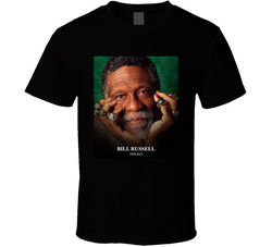 Bill Russell Boston Basketball Legend Classic Cotton Unisex T Shirt