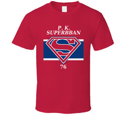 Pk Subban Montreal Hockey Player Classic Cotton Unisex T Shirt