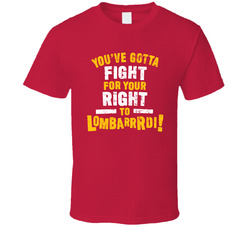 Travis Kelce Fight For Your Right To Lombardi Football Fan Classic Cotton Unisex T Shirt