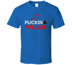 J T Miller New York Puckin Hockey Classic Cotton Unisex T Shirt