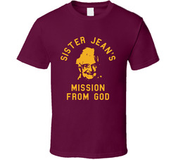 Sister Jean's Loyola Chicago Mission From God Rambler Madness Cool Fan Classic Cotton Unisex T Shirt