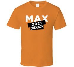 Max Verstappen F1 2021 Champion Classic Cotton Unisex T Shirt Max Verstappen F1 2021 Champion Classic Cotton Unisex T Shirt