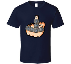 Middle Finger 6 Super Bowl Rings New England Football Fan Classic Cotton Unisex T Shirt