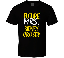 Sidney Crosby Pittsburgh Future Mrs Hockey Classic Cotton Unisex T Shirt