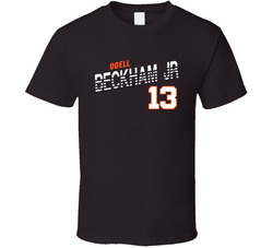 Odell Beckham Jr 13 Favorite Player Cleveland Football Fan Classic Cotton Unisex T Shirt