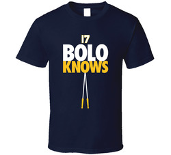 Bolo Knows Bo Funny San Diego Philip Rivers Football Tie Classic Cotton Unisex T Shirt