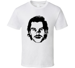 Jon Merrill Big Face Silhouette Vegas Hockey Fan T Classic Cotton Unisex T Shirt