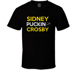Sidney Crosby Pittsburgh Puckin Hockey Classic Cotton Unisex T Shirt