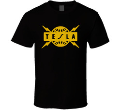 Tesla Music 80s Rock Band Classic Cotton Unisex T Shirt