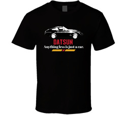 1979 Datsun 280 Zx B And W Anything Less Is Just A Car Fan Classic Cotton Unisex T Shirt