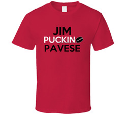 Jim Pavese Detroit Puckin Hockey Classic Cotton Unisex T Shirt
