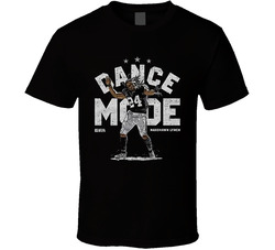 Marshawn Lynch Oakland Runningback Dance Mode Funny  Football Classic Cotton Unisex T Shirt