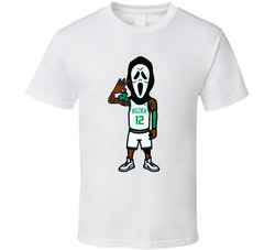 Scary Terry Boston Basketball Fan Classic Cotton Unisex T Shirt