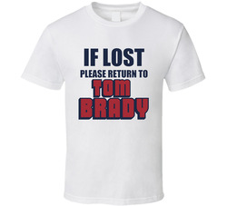 If Lost Please Return To Tom Brady New England Football Classic Cotton Unisex T Shirt
