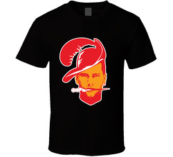 Tom Brady Tampa Bay Logo Cartoon Trade Football Classic Cotton Unisex T Shirt