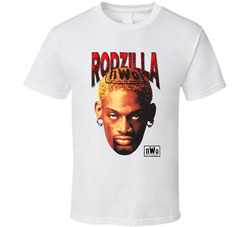 Dennis Rodman Rodzilla Basketball Fan Classic Cotton Unisex T Shirt